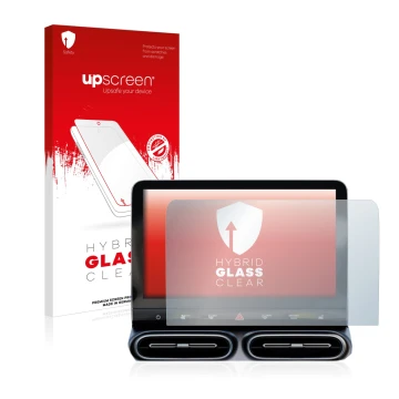 Vorderseite einer Produktverpackung mit dem Markenlogo upscreen. Daneben ist das Gerät Smart #1 Pro+ 12,8