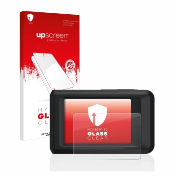 Vorderseite einer Produktverpackung mit dem Markenlogo upscreen. Daneben ist das Gerät Hikmicro Pocket 2 mit dem zugehörigen D