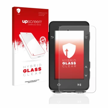 Vorderseite einer Produktverpackung mit dem Markenlogo upscreen. Daneben ist das Gerät iGPSPORT iGS630 mit dem zugehörigen Dis