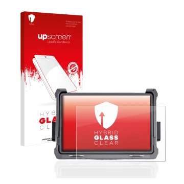 Vorderseite einer Produktverpackung mit dem Markenlogo upscreen. Daneben ist das Gerät DJI Transmission High Bright Funkmonito