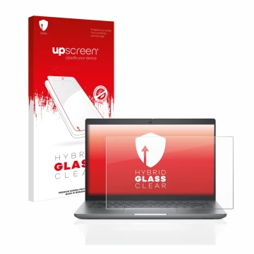 Vorderseite einer Produktverpackung mit dem Markenlogo upscreen. Daneben ist das Gerät Dell Latitude 5440 mit dem zugehörigen 