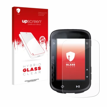 Vorderseite einer Produktverpackung mit dem Markenlogo upscreen. Daneben ist das Gerät igpsport BSC200 mit dem zugehörigen Dis