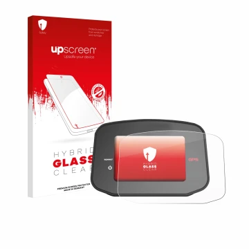 Vorderseite einer Produktverpackung mit dem Markenlogo upscreen. Daneben ist das Gerät PowaKaddy CT8 GPS mit dem zugehörigen D