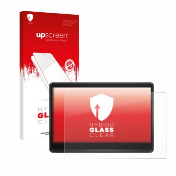 Vorderseite einer Produktverpackung mit dem Markenlogo upscreen. Daneben ist das Gerät ASUS ExpertCenter E1 AIO E1600 mit dem 