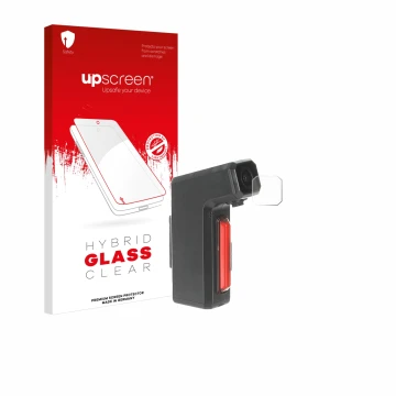 Vorderseite einer Produktverpackung mit dem Markenlogo upscreen. Daneben ist das Gerät Tooo Cycling DVR80 mit dem zugehörigen 