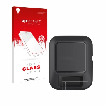 Vorderseite einer Produktverpackung mit dem Markenlogo upscreen. Daneben ist das Gerät Garmin inReach Messenger mit dem zugehö