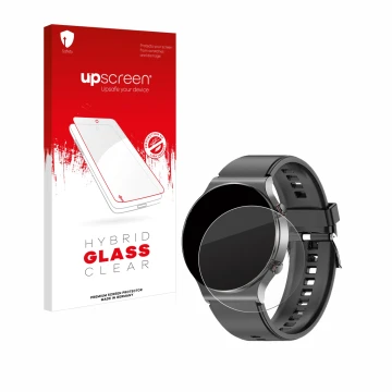 Vorderseite einer Produktverpackung mit dem Markenlogo upscreen. Daneben ist das Gerät Kardena Care Pro 2 (rund) mit dem zugeh