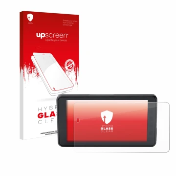 Vorderseite einer Produktverpackung mit dem Markenlogo upscreen. Daneben ist das Gerät BMW ConnectedRide Navigator mit dem zug