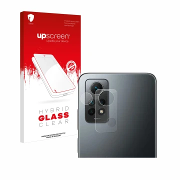 Vorderseite einer Produktverpackung mit dem Markenlogo upscreen. Daneben ist das Gerät Xiaomi Redmi Note 12 Pro 4G (NUR Kamera