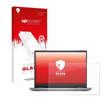 Vorderseite einer Produktverpackung mit dem Markenlogo upscreen. Daneben ist das Gerät Dell Precision 7670 Non-Touch mit dem z