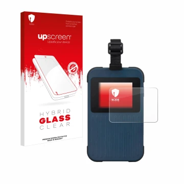 Vorderseite einer Produktverpackung mit dem Markenlogo upscreen. Daneben ist das Gerät Acer Enduro Connect M3 mit dem zugehöri