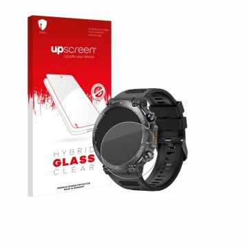 Vorderseite einer Produktverpackung mit dem Markenlogo upscreen. Daneben ist das Gerät GaWear K56-PRO 1.39