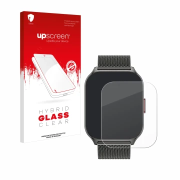 Vorderseite einer Produktverpackung mit dem Markenlogo upscreen. Daneben ist das Gerät Zoskvee P95 2