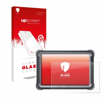 Vorderseite einer Produktverpackung mit dem Markenlogo upscreen. Daneben ist das Gerät Topdon Phoenix Plus mit dem zugehörigen