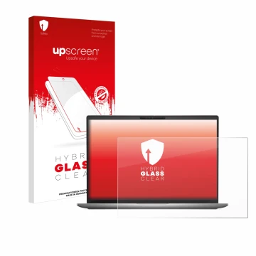 Vorderseite einer Produktverpackung mit dem Markenlogo upscreen. Daneben ist das Gerät Dell Latitude 7650 Laptop mit dem zugeh