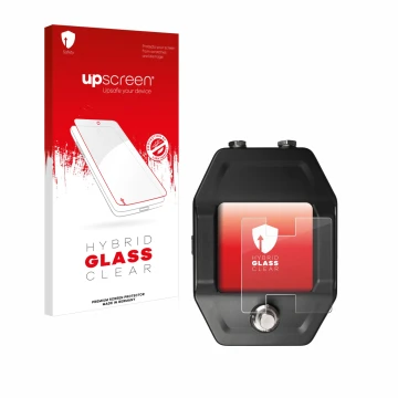 Vorderseite einer Produktverpackung mit dem Markenlogo upscreen. Daneben ist das Gerät Shure GLXD16+ mit dem zugehörigen Displ