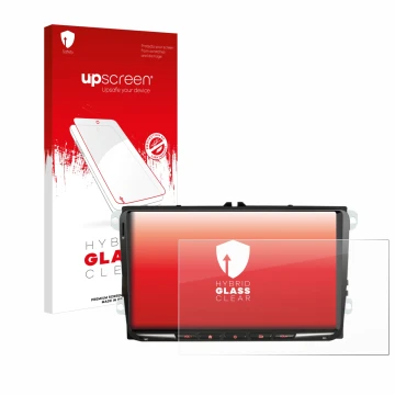 Vorderseite einer Produktverpackung mit dem Markenlogo upscreen. Daneben ist das Gerät Erisin ES8998V 9