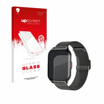 Vorderseite einer Produktverpackung mit dem Markenlogo upscreen. Daneben ist das Gerät Narcid P95 2