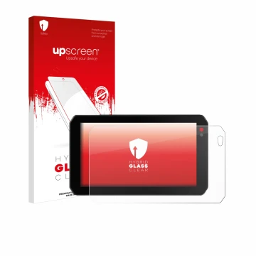 Vorderseite einer Produktverpackung mit dem Markenlogo upscreen. Daneben ist das Gerät Chigee AIO-5 Lite mit dem zugehörigen D