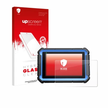 Vorderseite einer Produktverpackung mit dem Markenlogo upscreen. Daneben ist das Gerät Topdon ArtiDiag Pro mit dem zugehörigen