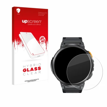 Vorderseite einer Produktverpackung mit dem Markenlogo upscreen. Daneben ist das Gerät Dremac FV6-A 1.85