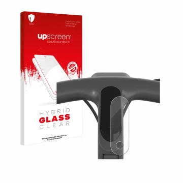 Vorderseite einer Produktverpackung mit dem Markenlogo upscreen. Daneben ist das Gerät Egret Ey 1 mit dem zugehörigen Displays