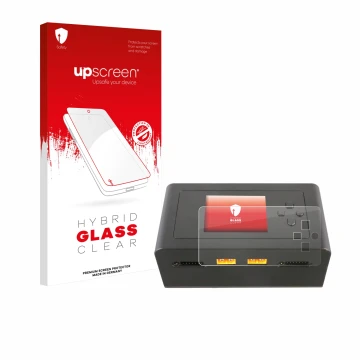 Vorderseite einer Produktverpackung mit dem Markenlogo upscreen. Daneben ist das Gerät Gens Ace IMARS D300 mit dem zugehörigen