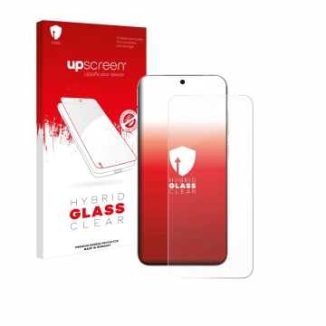 Vorderseite einer Produktverpackung mit dem Markenlogo upscreen. Daneben ist das Gerät Vivo X200 Pro mini mit dem zugehörigen 