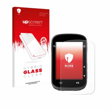 Vorderseite einer Produktverpackung mit dem Markenlogo upscreen. Daneben ist das Gerät CooSpo CS500 mit dem zugehörigen Displa
