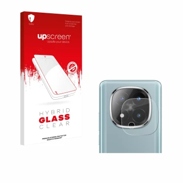 Vorderseite einer Produktverpackung mit dem Markenlogo upscreen. Daneben ist das Gerät Xiaomi Redmi Note 14 Pro Plus (NUR Kame