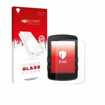 Vorderseite einer Produktverpackung mit dem Markenlogo upscreen. Daneben ist das Gerät Bryton Rider S510 mit dem zugehörigen D