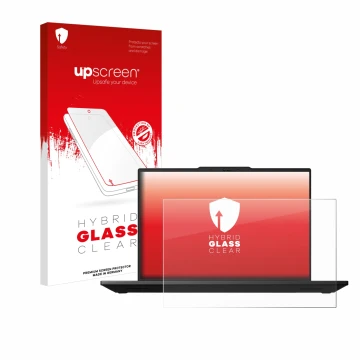 Vorderseite einer Produktverpackung mit dem Markenlogo upscreen. Daneben ist das Gerät Lenovo ThinkPad P14s Gen 5 14.5