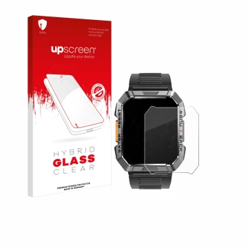 Vorderseite einer Produktverpackung mit dem Markenlogo upscreen. Daneben ist das Gerät Iowodo W60 2