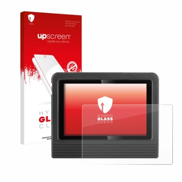 Vorderseite einer Produktverpackung mit dem Markenlogo upscreen. Daneben ist das Gerät Launch X-431 V+ 5.0 Pro3S mit dem zugeh