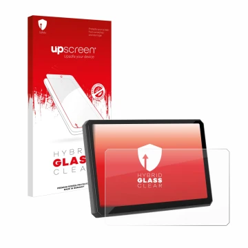 Vorderseite einer Produktverpackung mit dem Markenlogo upscreen. Daneben ist das Gerät Carpuride W502BS 5