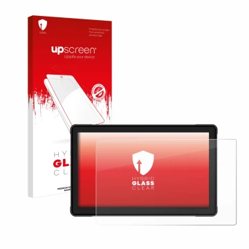 Vorderseite einer Produktverpackung mit dem Markenlogo upscreen. Daneben ist das Gerät Woibugee Motorrad Carplay 7
