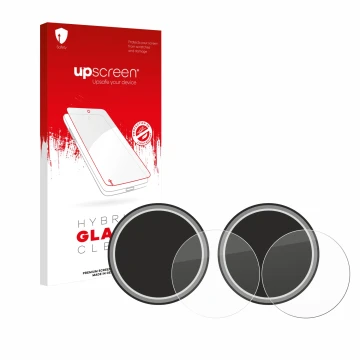 Vorderseite einer Produktverpackung mit dem Markenlogo upscreen. Daneben ist das Gerät Numark NS4FX (Jog) mit dem zugehörigen 
