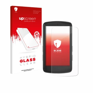 Vorderseite einer Produktverpackung mit dem Markenlogo upscreen. Daneben ist das Gerät Bryton Rider S810 mit dem zugehörigen D