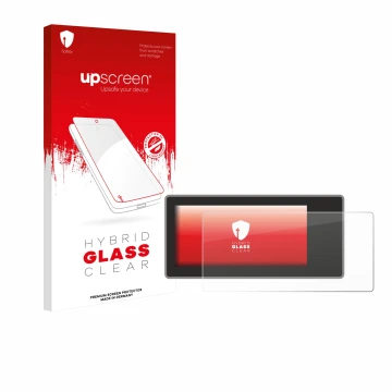 Vorderseite einer Produktverpackung mit dem Markenlogo upscreen. Daneben ist das Gerät Acta Berg Radio mit dem zugehörigen Dis