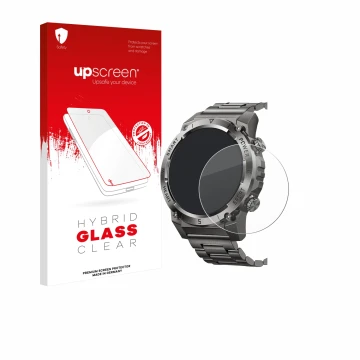 Vorderseite einer Produktverpackung mit dem Markenlogo upscreen. Daneben ist das Gerät Naixues 55G 1.46