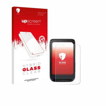 Vorderseite einer Produktverpackung mit dem Markenlogo upscreen. Daneben ist das Gerät iGPSPORT BiNavi mit dem zugehörigen Dis
