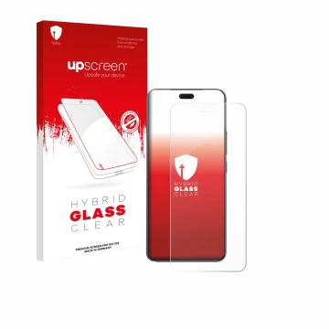 Vorderseite einer Produktverpackung mit dem Markenlogo upscreen. Daneben ist das Gerät Xiaomi Civi 5 Pro mit dem zugehörigen D