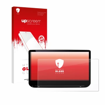 Vorderseite einer Produktverpackung mit dem Markenlogo upscreen. Daneben ist das Gerät Skoda Octavia Combi Selection 13