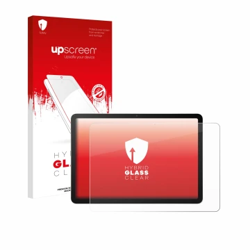 Vorderseite einer Produktverpackung mit dem Markenlogo upscreen. Daneben ist das Gerät Wacom MovinkPad 11 mit dem zugehörigen 