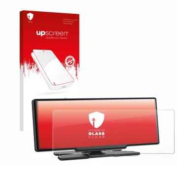 Vorderseite einer Produktverpackung mit dem Markenlogo upscreen. Daneben ist das Gerät Avylet RC11 8.1