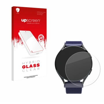 Vorderseite einer Produktverpackung mit dem Markenlogo upscreen. Daneben ist das Gerät Patronus Notfalluhr (41.5 mm) mit dem z