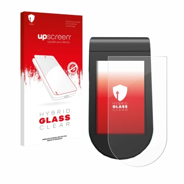 Vorderseite einer Produktverpackung mit dem Markenlogo upscreen. Daneben ist das Gerät SoFlow SO4 Pro MAX mit dem zugehörigen 