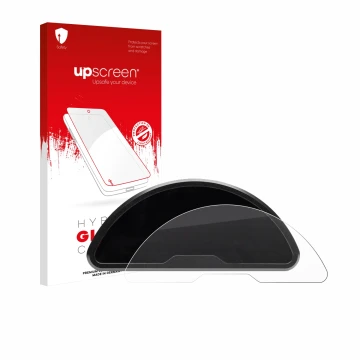 Vorderseite einer Produktverpackung mit dem Markenlogo upscreen. Daneben ist das Gerät motogadget motoscope pro mit dem zugehö