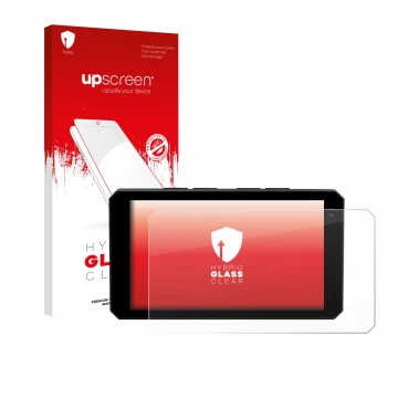 Vorderseite einer Produktverpackung mit dem Markenlogo upscreen. Daneben ist das Gerät Chigee AIO-6 LTE 4G mit dem zugehörigen