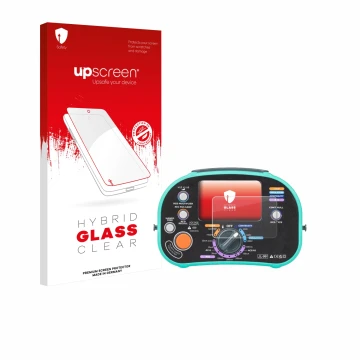 Vorderseite einer Produktverpackung mit dem Markenlogo upscreen. Daneben ist das Gerät Kewtech KT63DL mit dem zugehörigen Disp